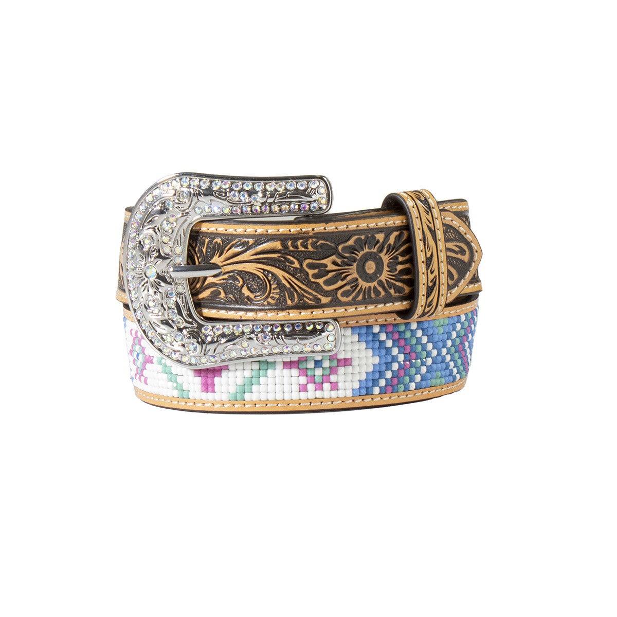 GAP Original Vintage Beaded‎ Belt Size 30 1.25 main image 2