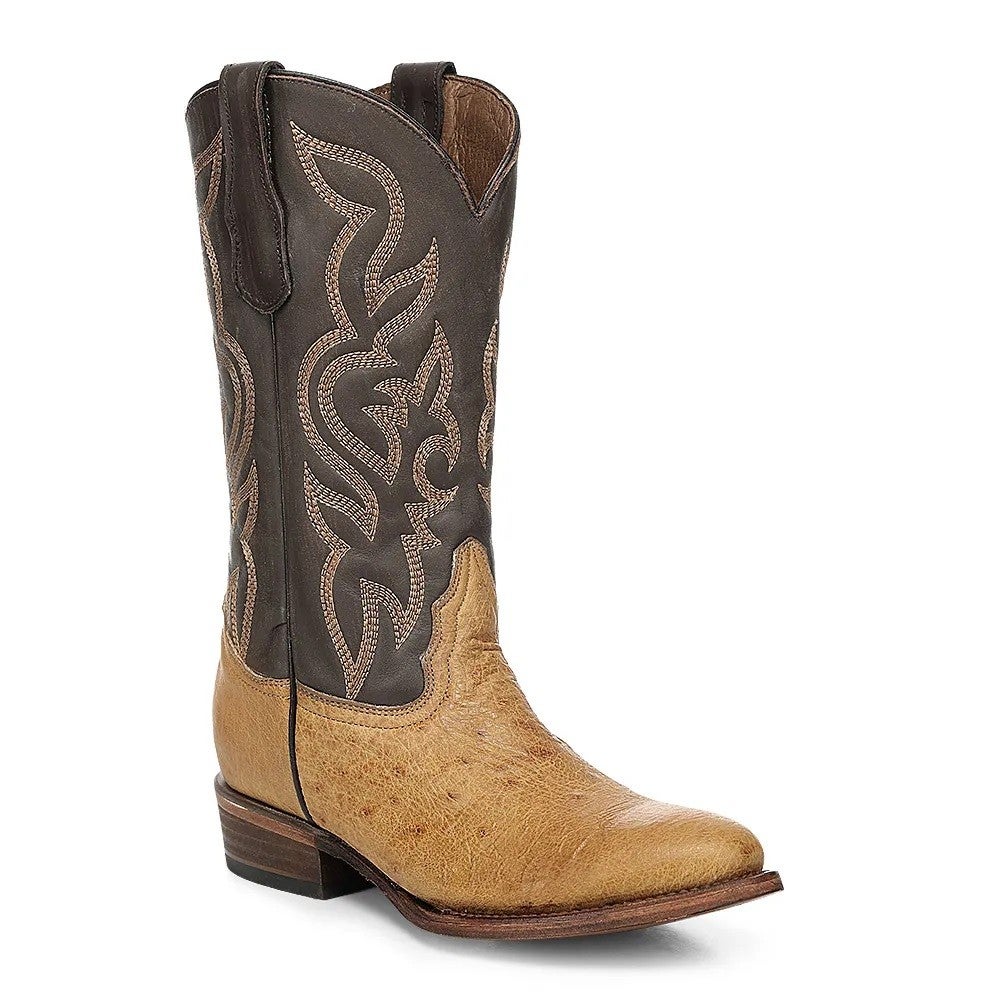 JUSTIN SE7526 Men's Lubbock Boot Brown/Stone Grey | Young's