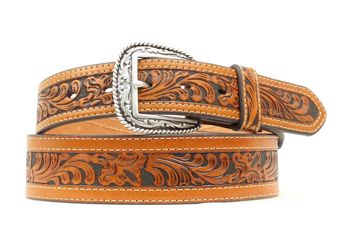 Women's Western Leather Belt Tooeld Ariat